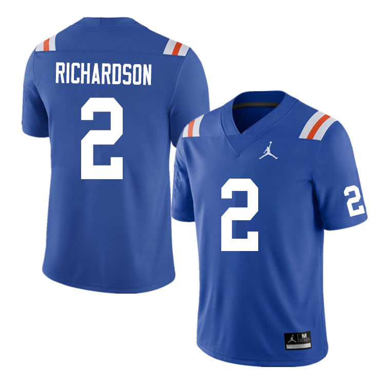 Men #2 Anthony Richardson Florida Gators College Football Jerseys Sale-Throwback - Click Image to Close